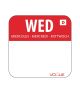Vogue oplosbare voedseletiketten kleurcode woensdag (rol 1000)