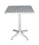 Bolero vierkante RVS tafel 60cm