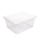 Vogue polycarbonaat bak transparant GN1/2 150mm