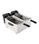 Caterlite dubbele friteuse voor licht gebruik 2x 3,5L