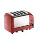 Dualit Vario broodrooster 4 sleuven rood 40353